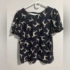 WESTMOON Dalmantion Navy Blue Top